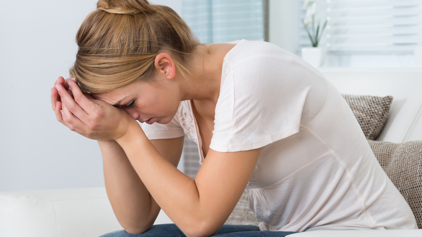 woman who is stressed out and overwhelmed